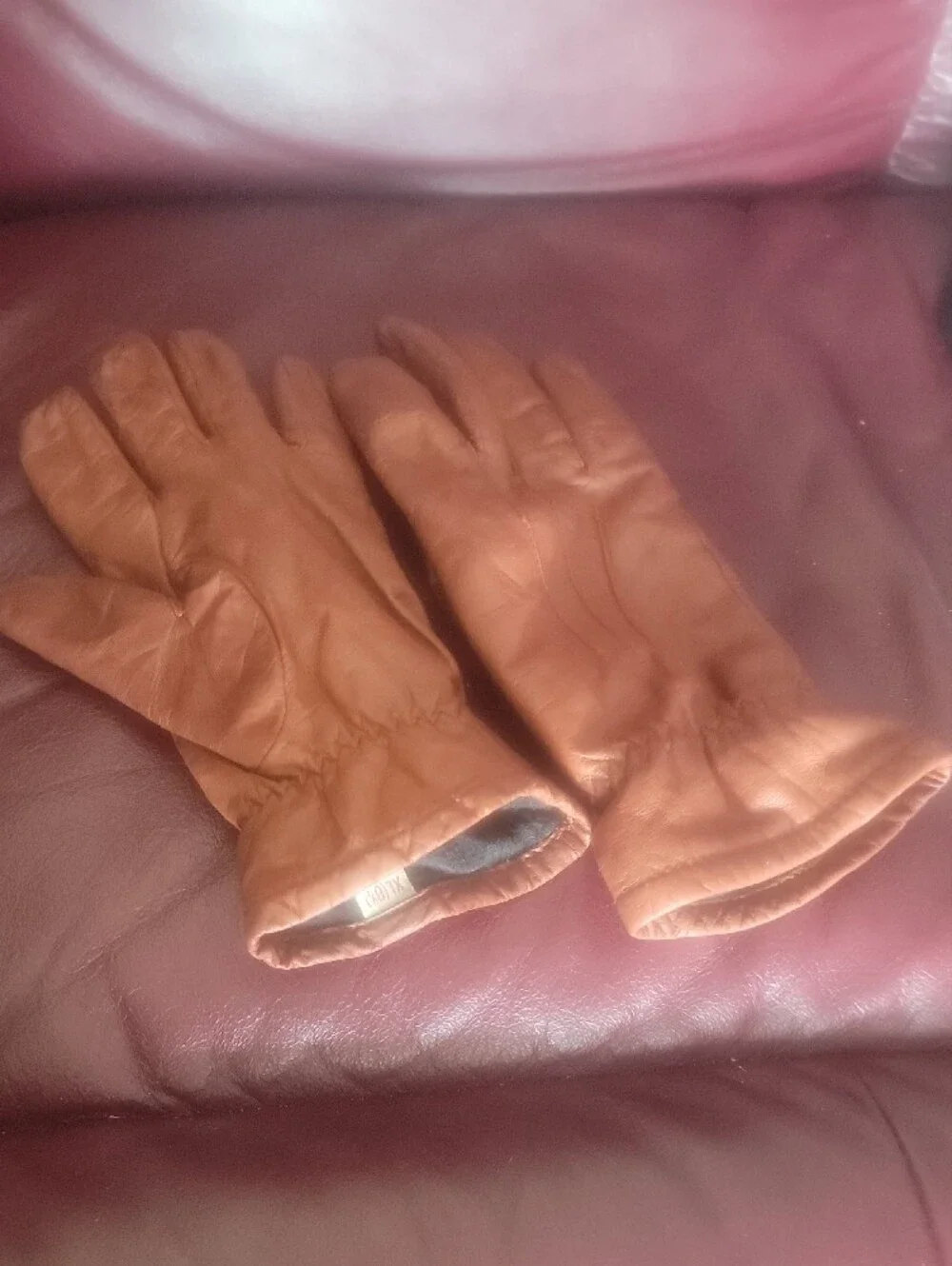 Bechamel. Leather Women's Gloves. Xl